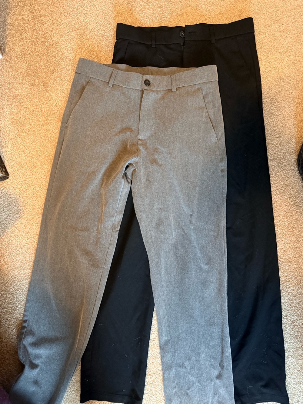 Men's Classic Dress Pants — Gray and Black